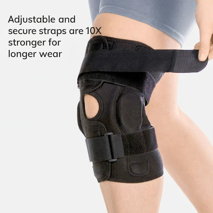 Adjustable Knee Support with Stabilizers