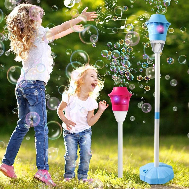 Automatic Bubble Maker with Adjustable Stand and 20000 Bubbles Per Minute