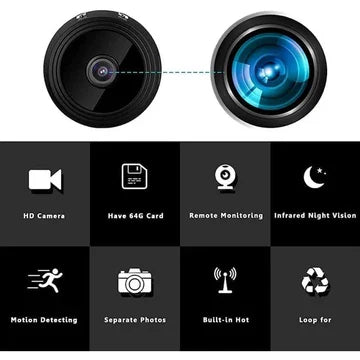Mini Wireless Magnetic Camera, Live Audio and Video Monitoring in Real Time