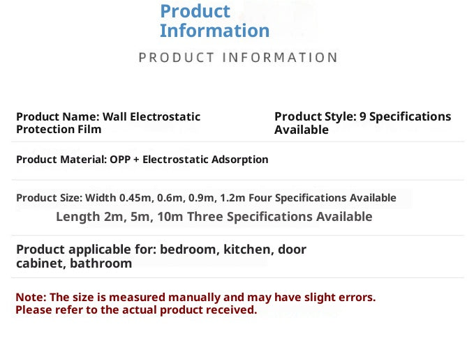 Reusable Electrostatic Wall Decals for Effortless Home Styling