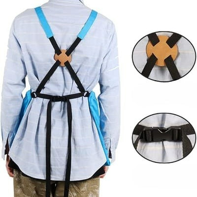 Garden Apron with Oxford Fabric and Dual Pockets, Water Resistant