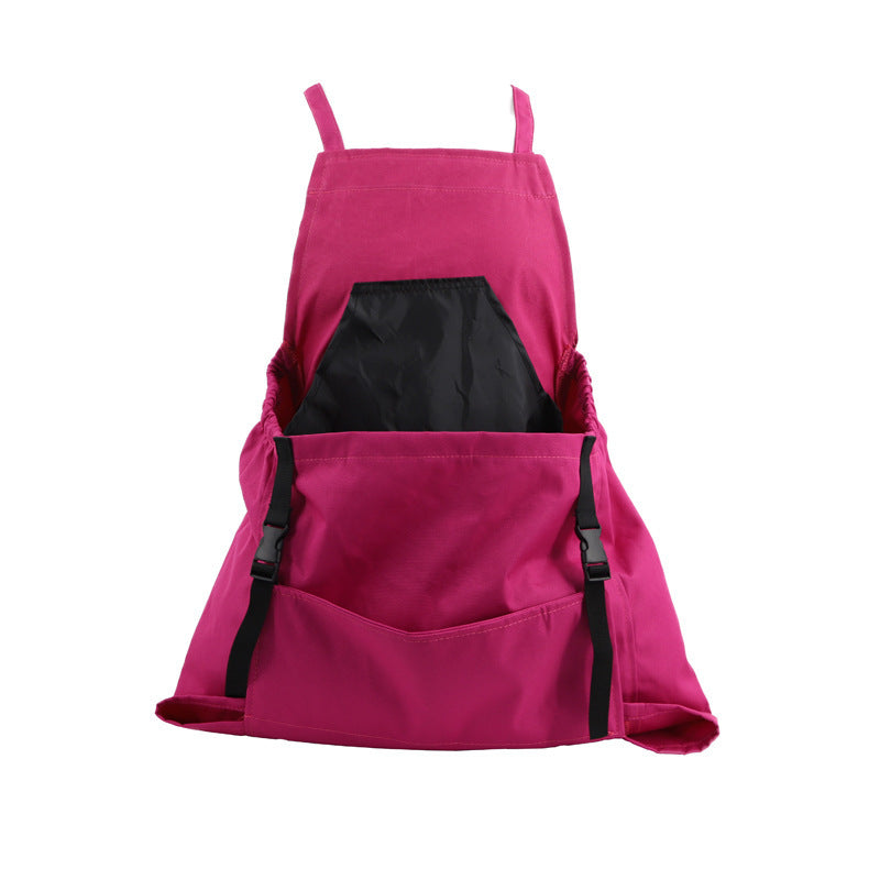 Garden Apron with Oxford Fabric and Dual Pockets, Water Resistant