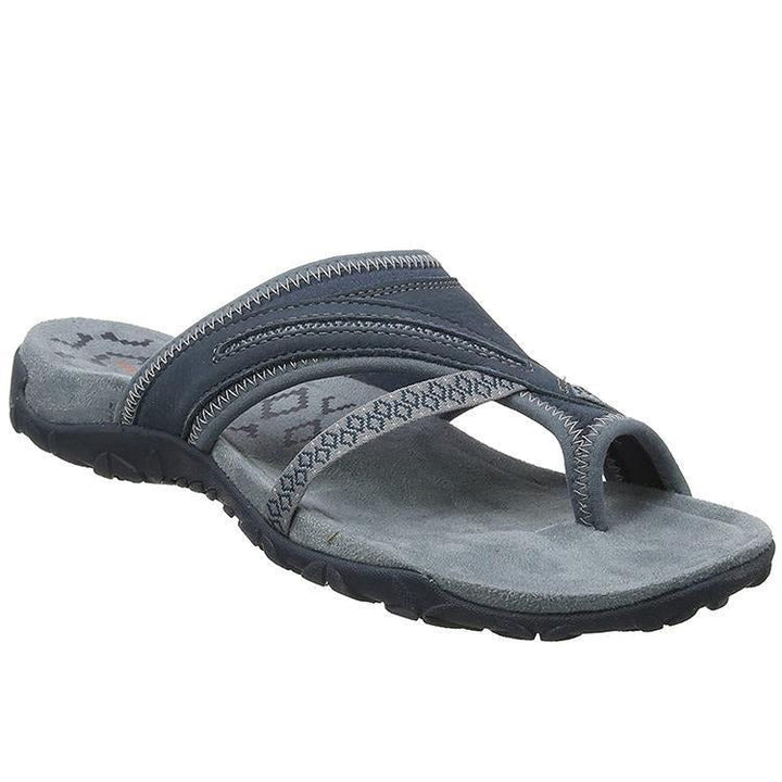 Orthopaedic Womens Sandals with Memory Foam Insole and Arch Support, Non-Slip Outsole