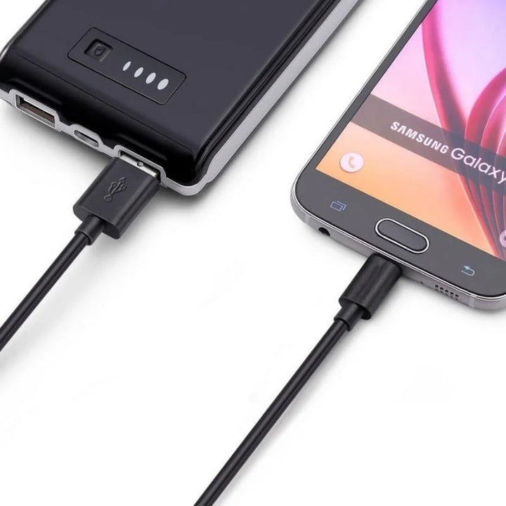 10ft Micro USB Cable with Fast Charging and Tangle-Resistant Jacket