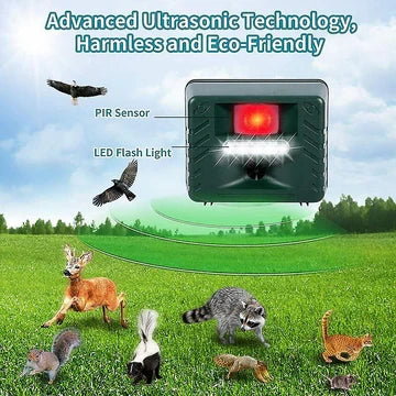 Woodpecker Ultrasonic Repeller for Effective Bird Control, Get Rid of Woodpeckers