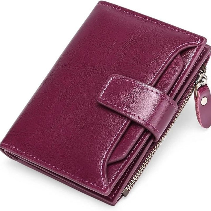 Multi-Pocket Wallet with RFID Blocking and Detachable ID Windows