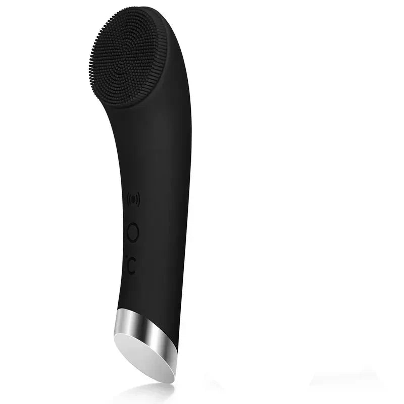 Vibrating Facial Cleansing Brush with Heated Tip and 5 Speed Settings