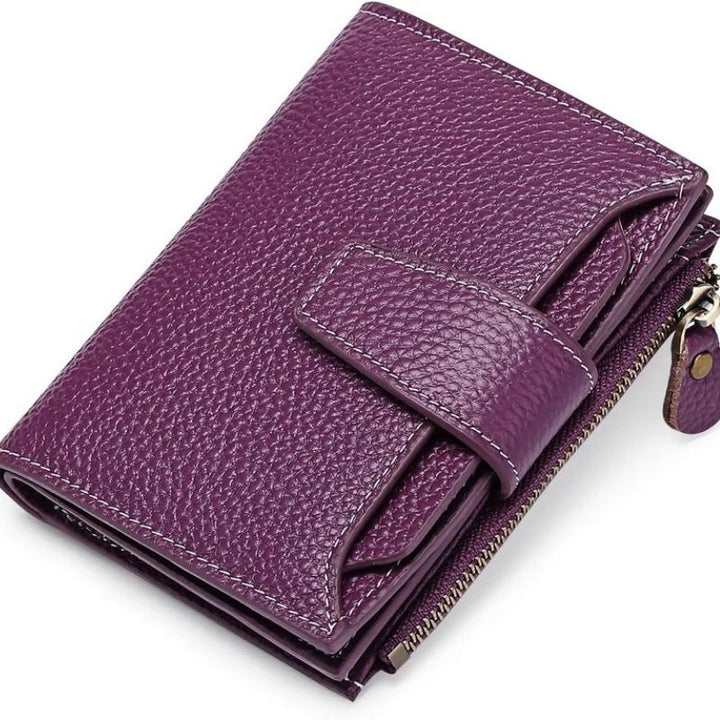 Multi-Pocket Wallet with RFID Blocking and Detachable ID Windows