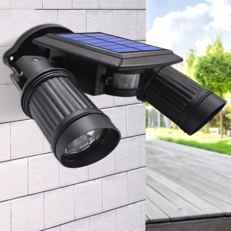 Solar Outdoor Security Floodlight with Motion Sensor
