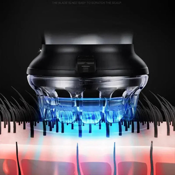 Rechargeable Hair Clipper with Washable Blade and Ergonomic Handle, Adjustable Lengths