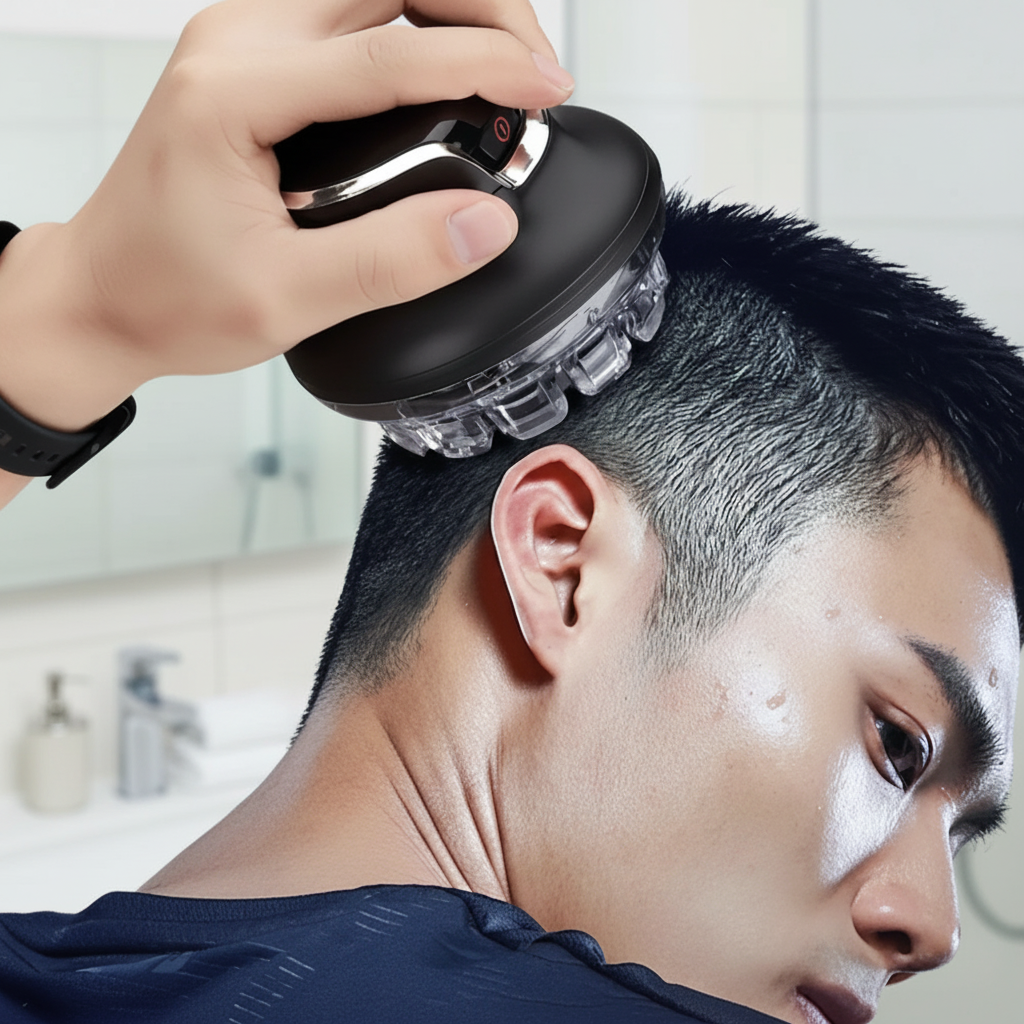 Rechargeable Hair Clipper with Washable Blade and Ergonomic Handle, Adjustable Lengths