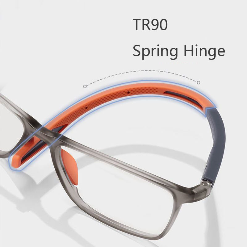 Progressive Titanium Glasses with Blue Light Blocking and Scratch Resistant Coating