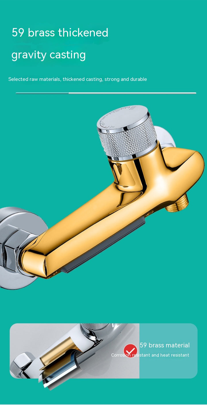 Handheld Filter Shower Head Set with Hose and Wall Holder