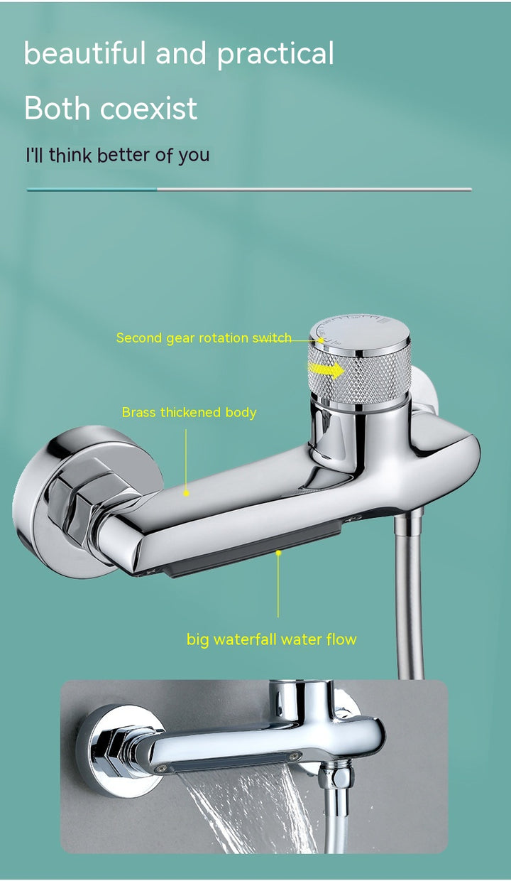 Handheld Filter Shower Head Set with Hose and Wall Holder