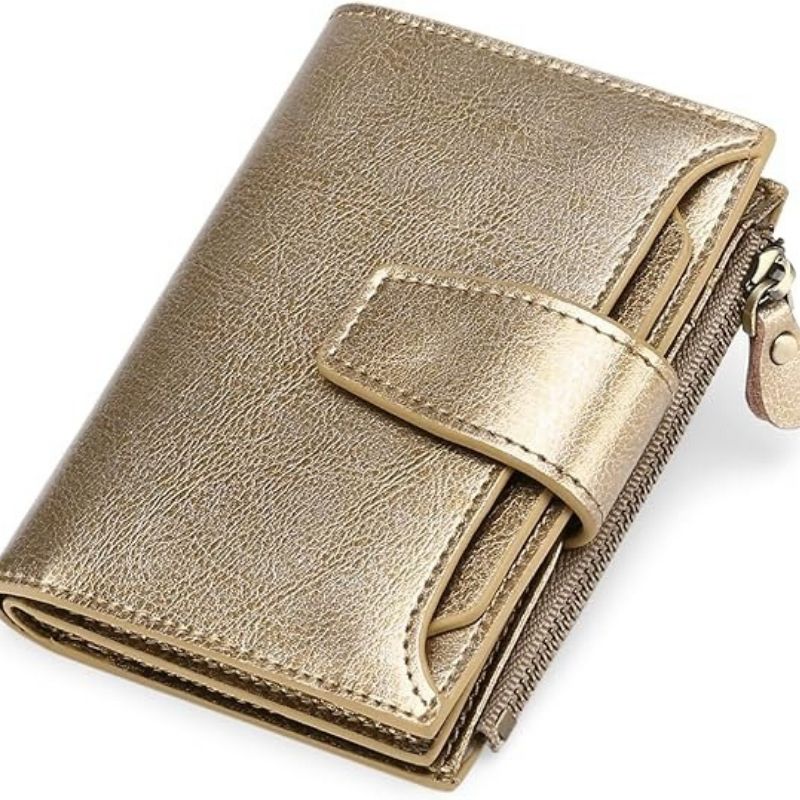 Multi-Pocket Wallet with RFID Blocking and Detachable ID Windows