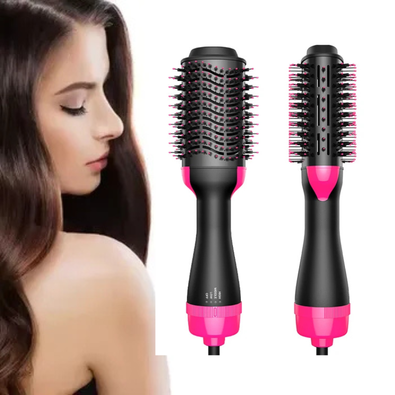 Hot Air Styling Brush with Ionic Technology and Three Heat Settings