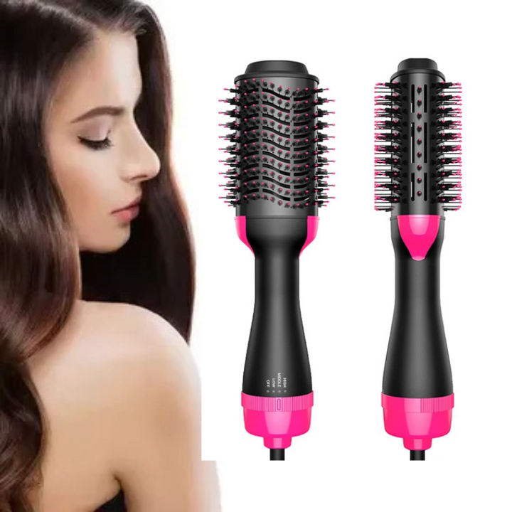 Hot Air Styling Brush with Ionic Technology and Three Heat Settings