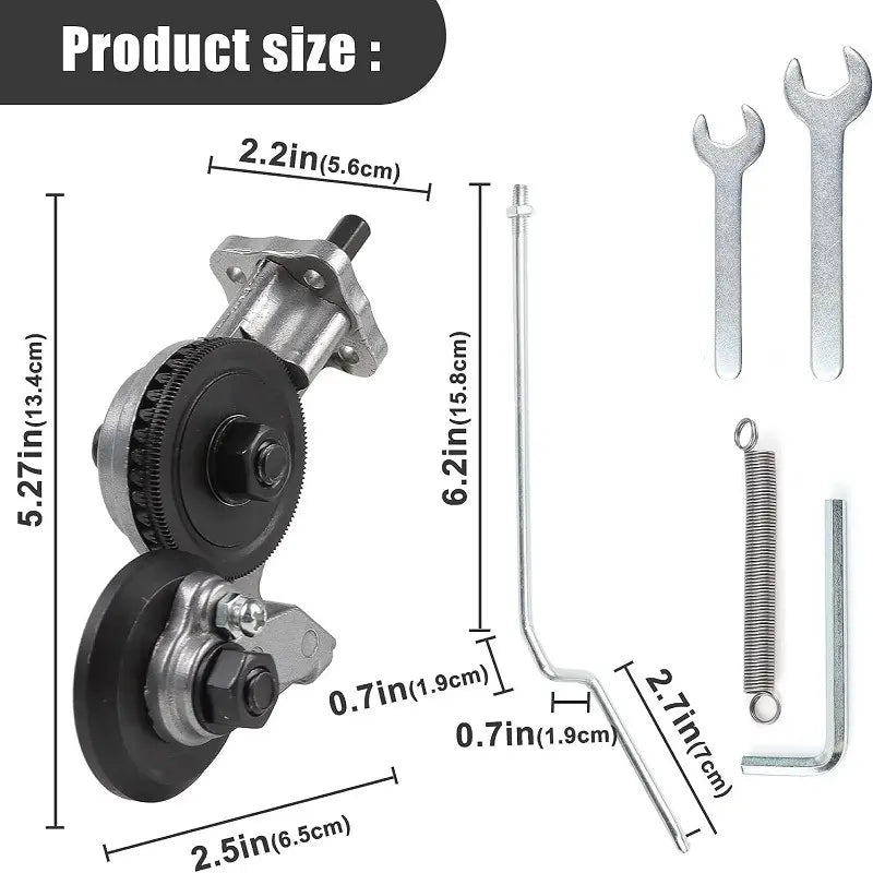 Drill Attachment Metal Cutter with Plate, Shears and Nibbler Heads