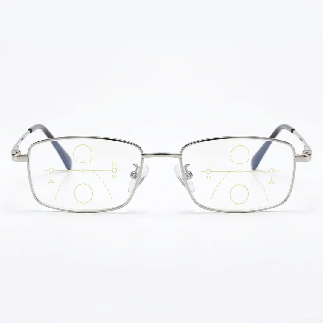 Progressive Reading Glasses with Blue Light Filter and Anti Glare Coating