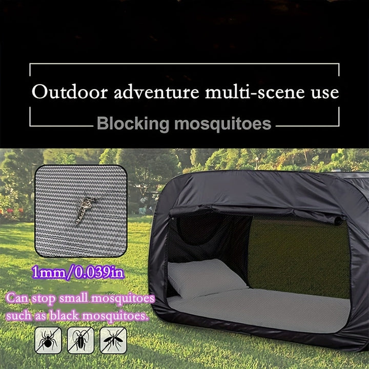 Foldable Tent Bed with Full Zipper Closure and Mesh Ventilation, Water Repellent