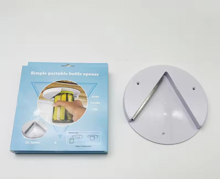 Jar Opener with Under Cabinet Mount and Leverage Design for Multiple Sizes