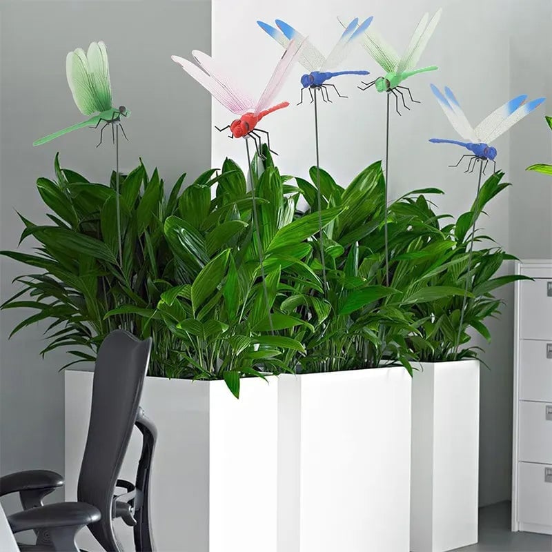 Dragonfly Clip with Waterproof Wings and Iron Reinforced Attachment for Mosquito Deterrent