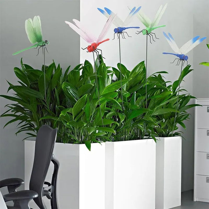 Dragonfly Clip with Waterproof Wings and Iron Reinforced Attachment for Mosquito Deterrent