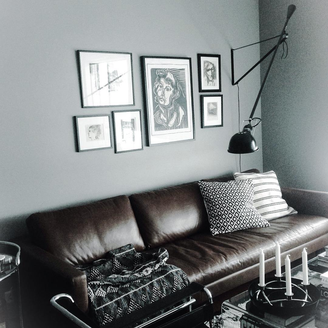 Adjustable Wall Lamp with Extended Arm and Rotating Shade, Cast Iron Counterweight