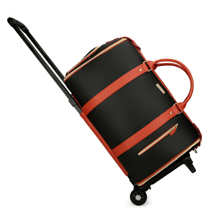 Carry On Travel Bag with Hanging Garment Zone and Shoe Compartment, 60L Capacity