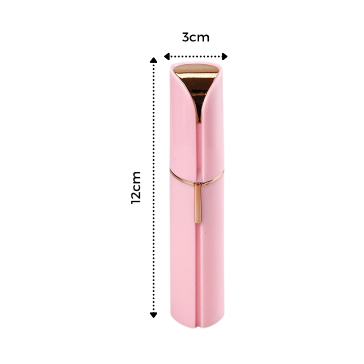Facial Hair Trimmer with LED Light and Detachable Head, Battery Powered