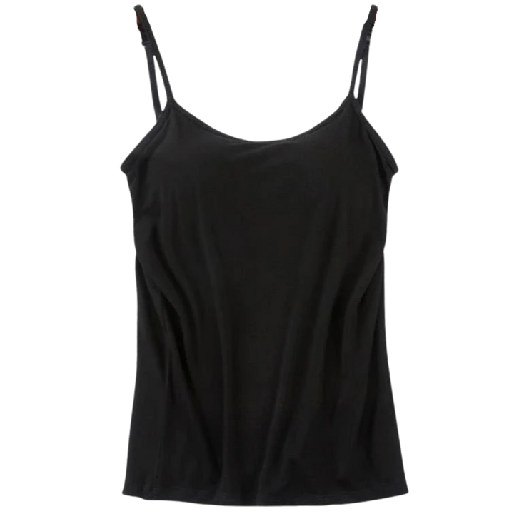 Tank Top with Built-In Padded Bra and Adjustable Straps