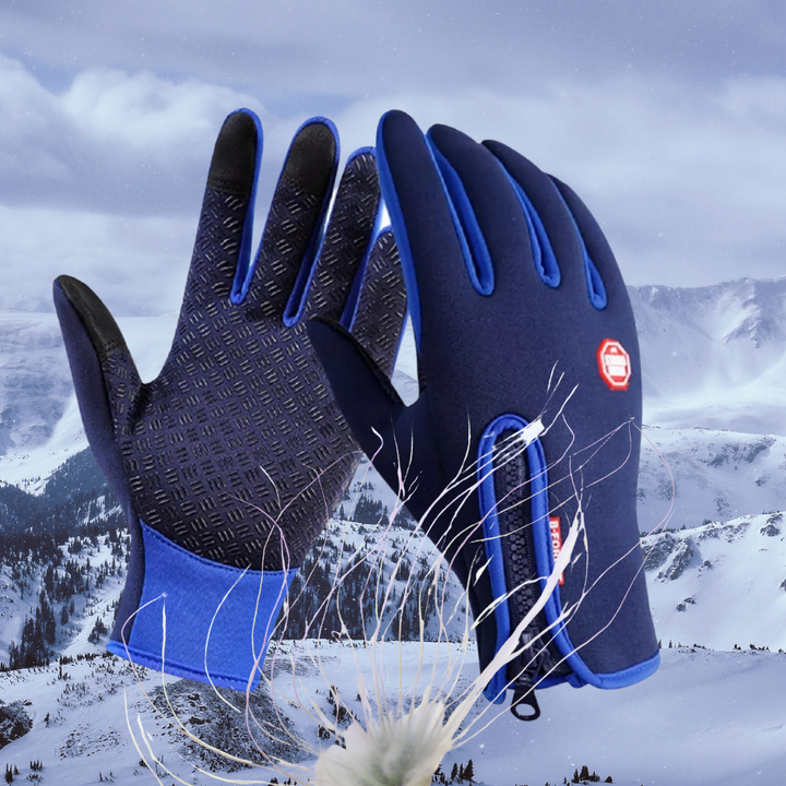 Thermal Gloves with Touchscreen Fingertips and Grip Palms for Cold Weather