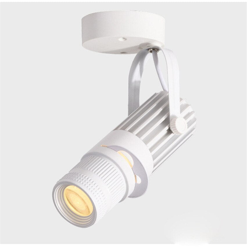 Adjustable LED Spotlight with Swivel Head and Three colour Temperatures, Dimmable Ceiling Mount