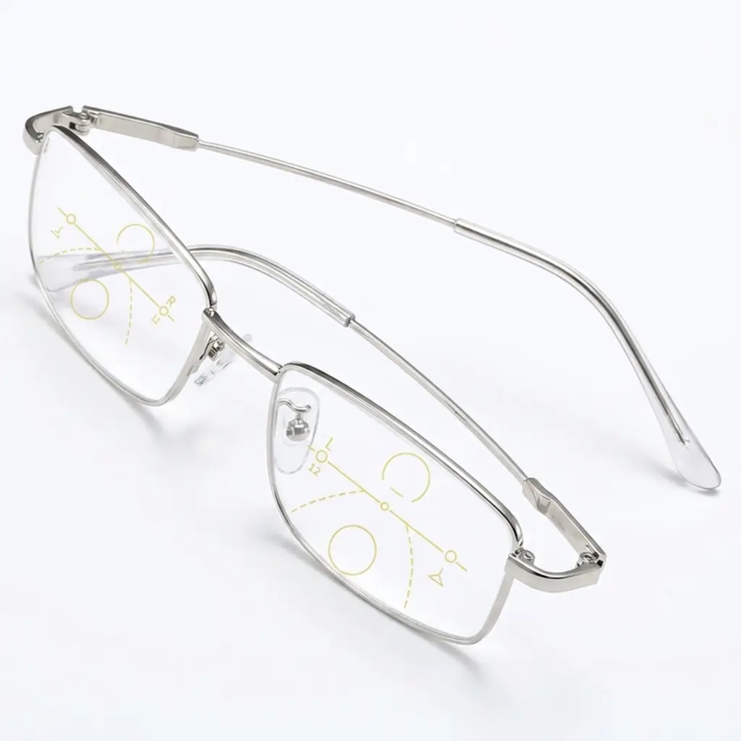 Progressive Reading Glasses with Blue Light Filter and Anti Glare Coating