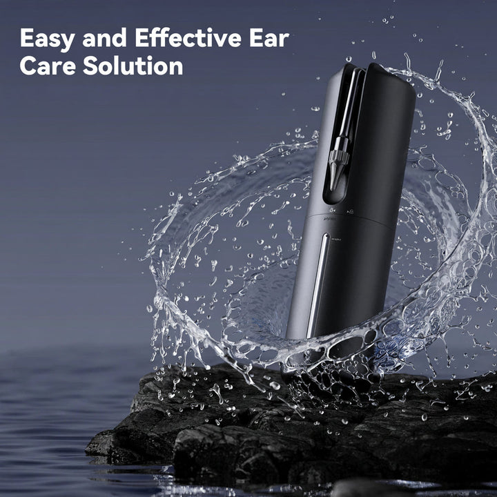 Ear Cleaning System with Triple Jet Stream and Adjustable Pressure, Rechargeable