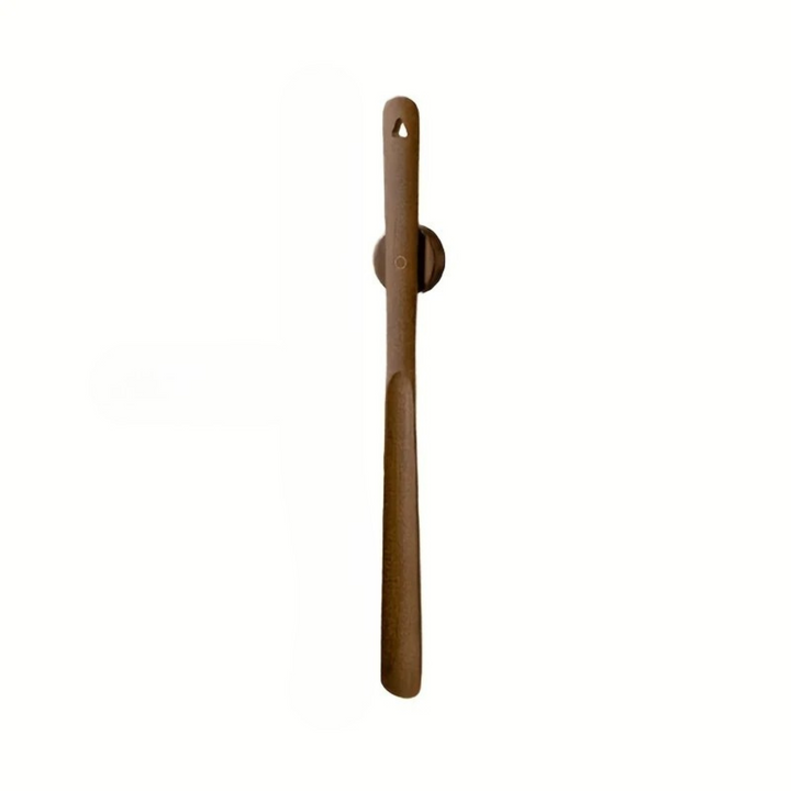 Extra Long Shoe Horn with Smooth Curved Surface and Comfortable Grip Handle