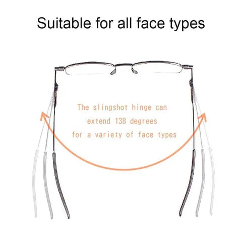 Compact Mens and Ladies Folding Reading Glasses