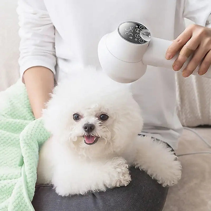 Dog Dryer with Integrated Brush and Quiet Operation, LED Touch Panel
