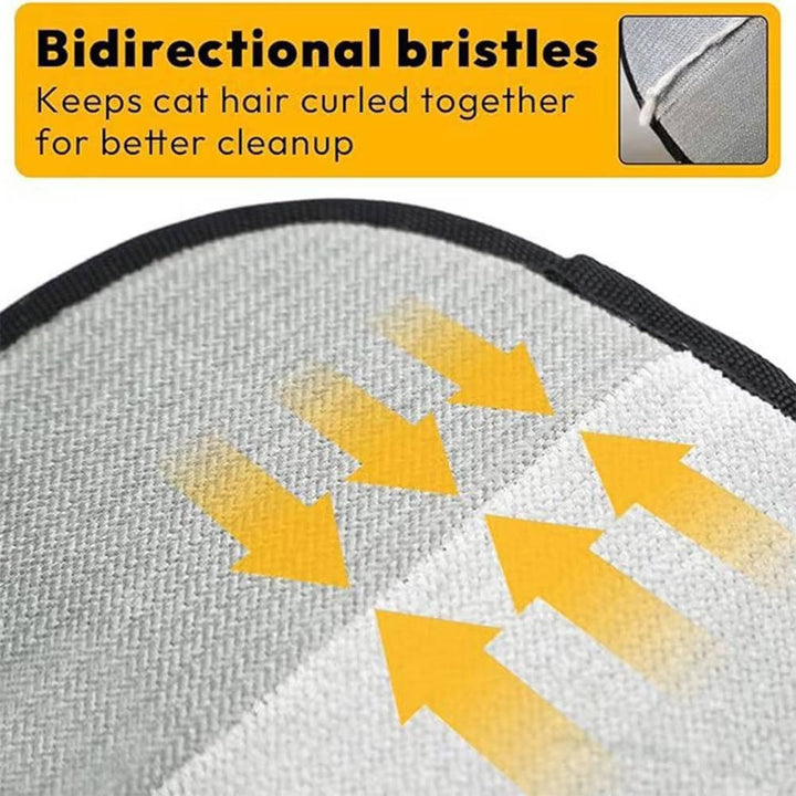 Pet Hair Removal Glove with Electrostatic Dual-Sided Surface and Mesh Back, Washable