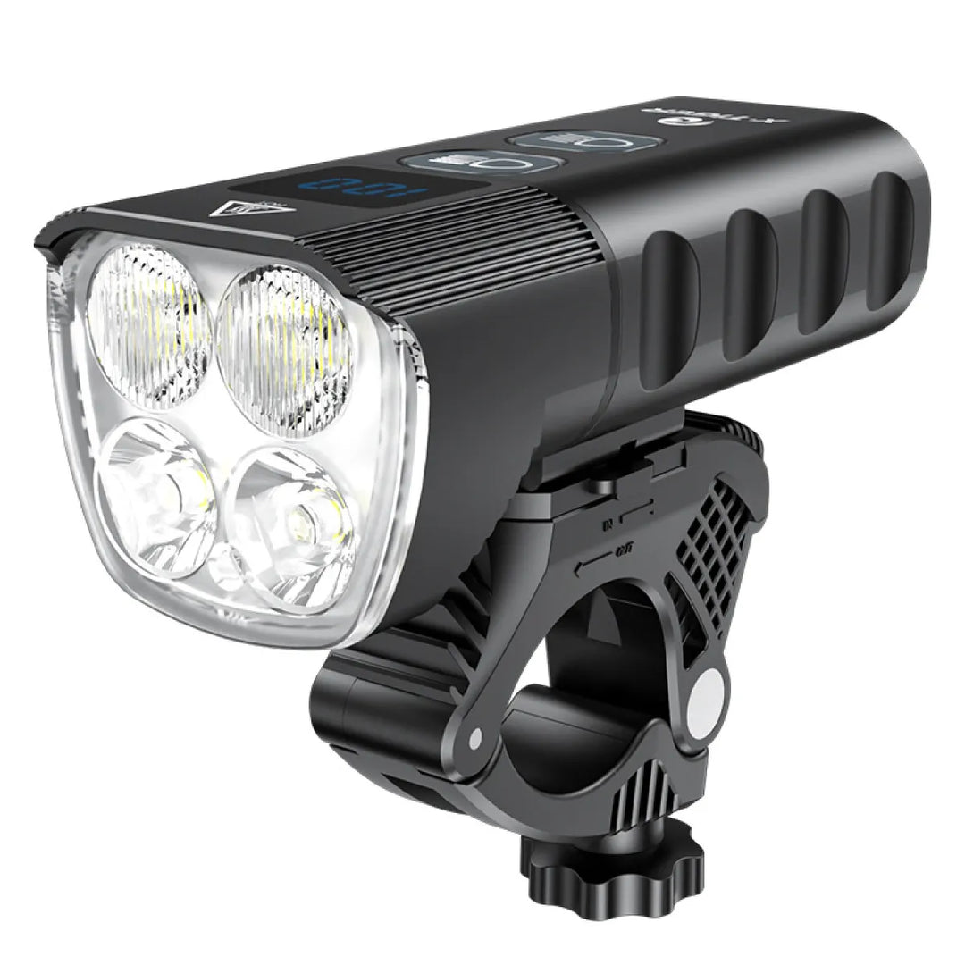 USB Rechargeable Bicycle Headlight and Rear Light for Mountain and Night Riding