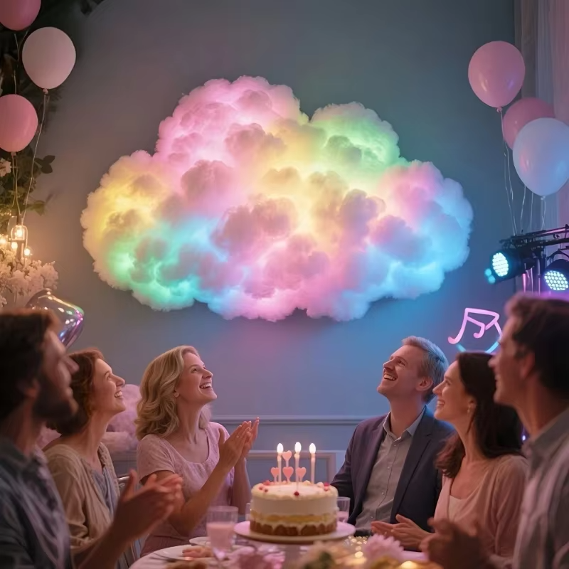 3D Big Cloud Lightning Light Kit for Adults and Kids