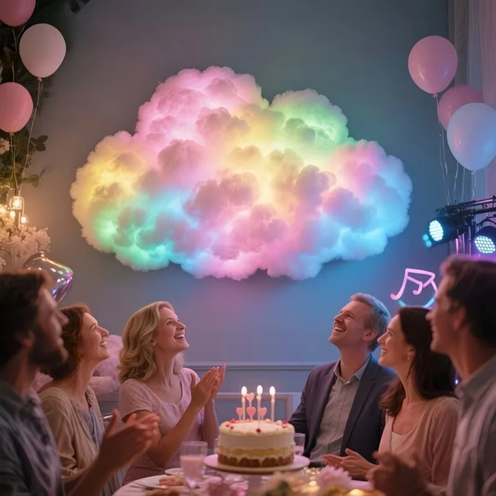 3D Big Cloud Lightning Light Kit for Adults and Kids
