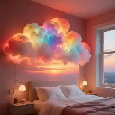 3D Big Cloud Lightning Light Kit for Adults and Kids