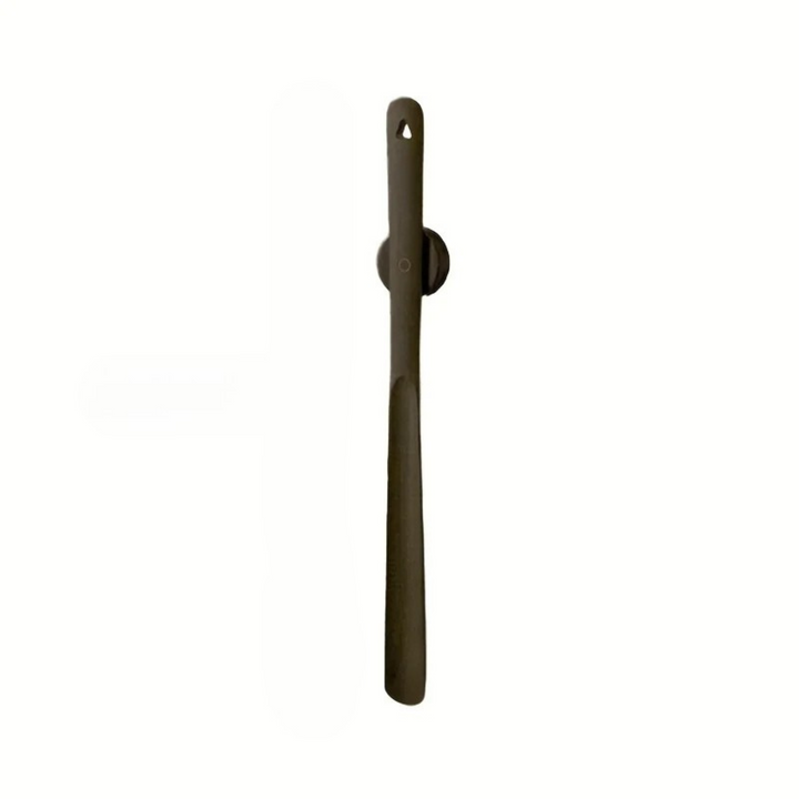 Extra Long Shoe Horn with Smooth Curved Surface and Comfortable Grip Handle