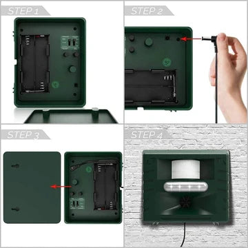 Woodpecker Ultrasonic Repeller for Effective Bird Control, Get Rid of Woodpeckers