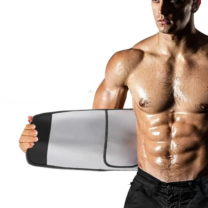 Neoprene Waist Belt with Heat Retention and Adjustable Closure for Workouts