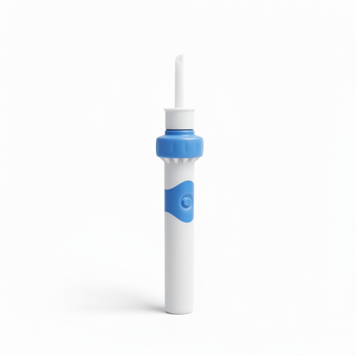 Electric Ear Cleaning Tool with Silicone Tip and 60-Minute Battery, Portable Design