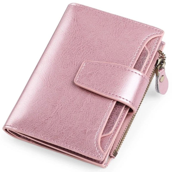 Multi-Pocket Wallet with RFID Blocking and Detachable ID Windows