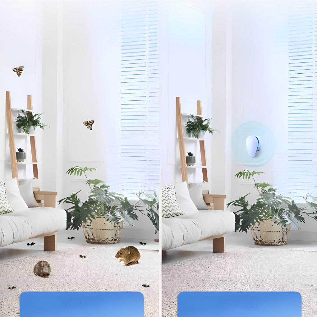 Plug In Ultrasonic Pest Repeller with Sound Wave Technology for Multiple Pests