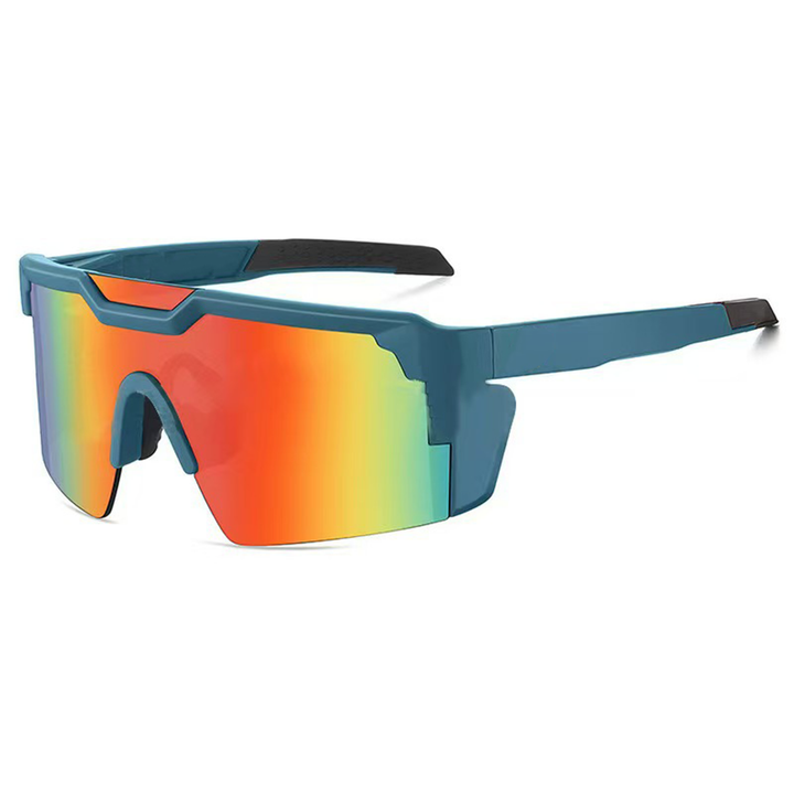 Photochromic Sports Sunglasses with Wraparound Frame and UV Protection, Unisex